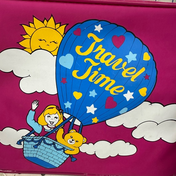 Vintage Grandma Bound Travel Time - Children’s Suitcase - 80s/90s - Picture 5 of 5
